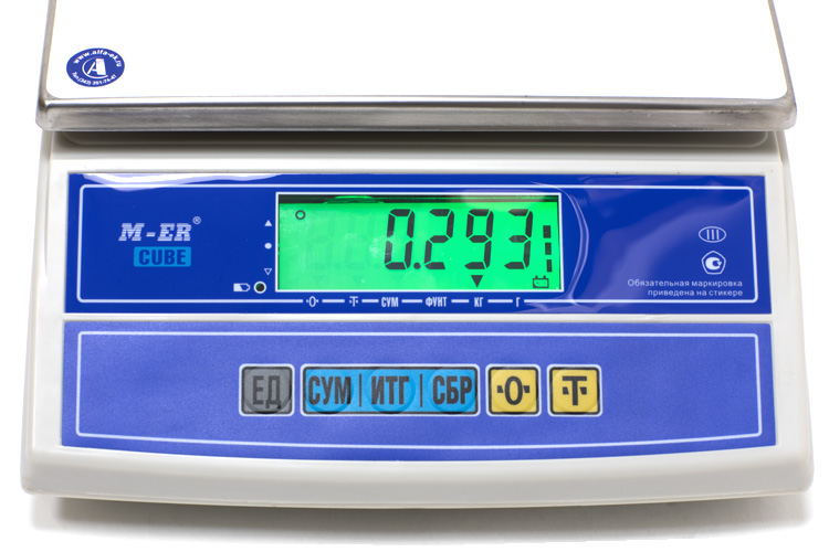 Весы электронные торговые M-ER 326AF-15.2 LCD   - 