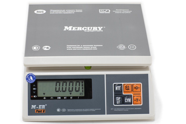 Весы торговые M-ER 326AFU-15.1 LED USB-COM - 