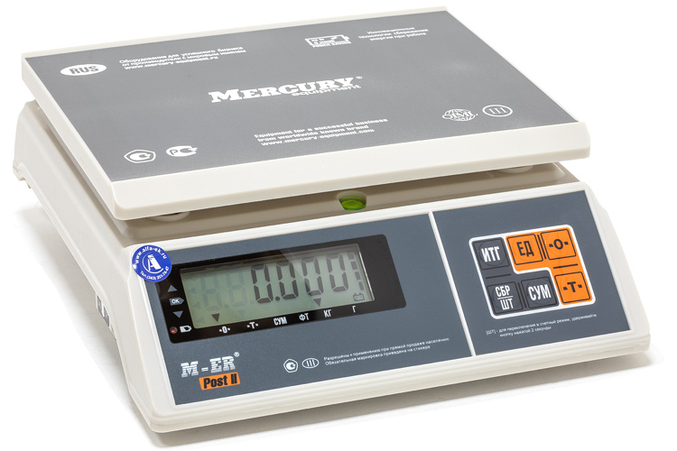 Весы торговые M-ER 326AFU-15.1 LCD USB-COM - 