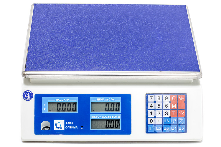 Весы торговые ФорТ-Т 918 (15.2) LCD Оптима - 