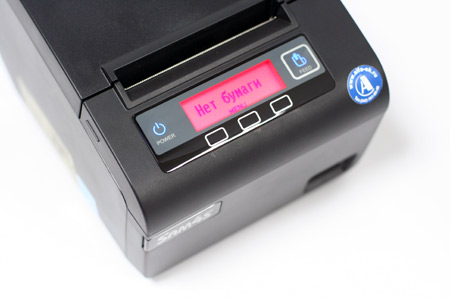 Принтер чеков Sam4s Ellix 40L Ethernet, USB, LCD -  Фото- дисплей