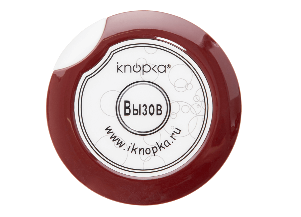 Кнопка вызова IKNOPKA APE700 бордовая