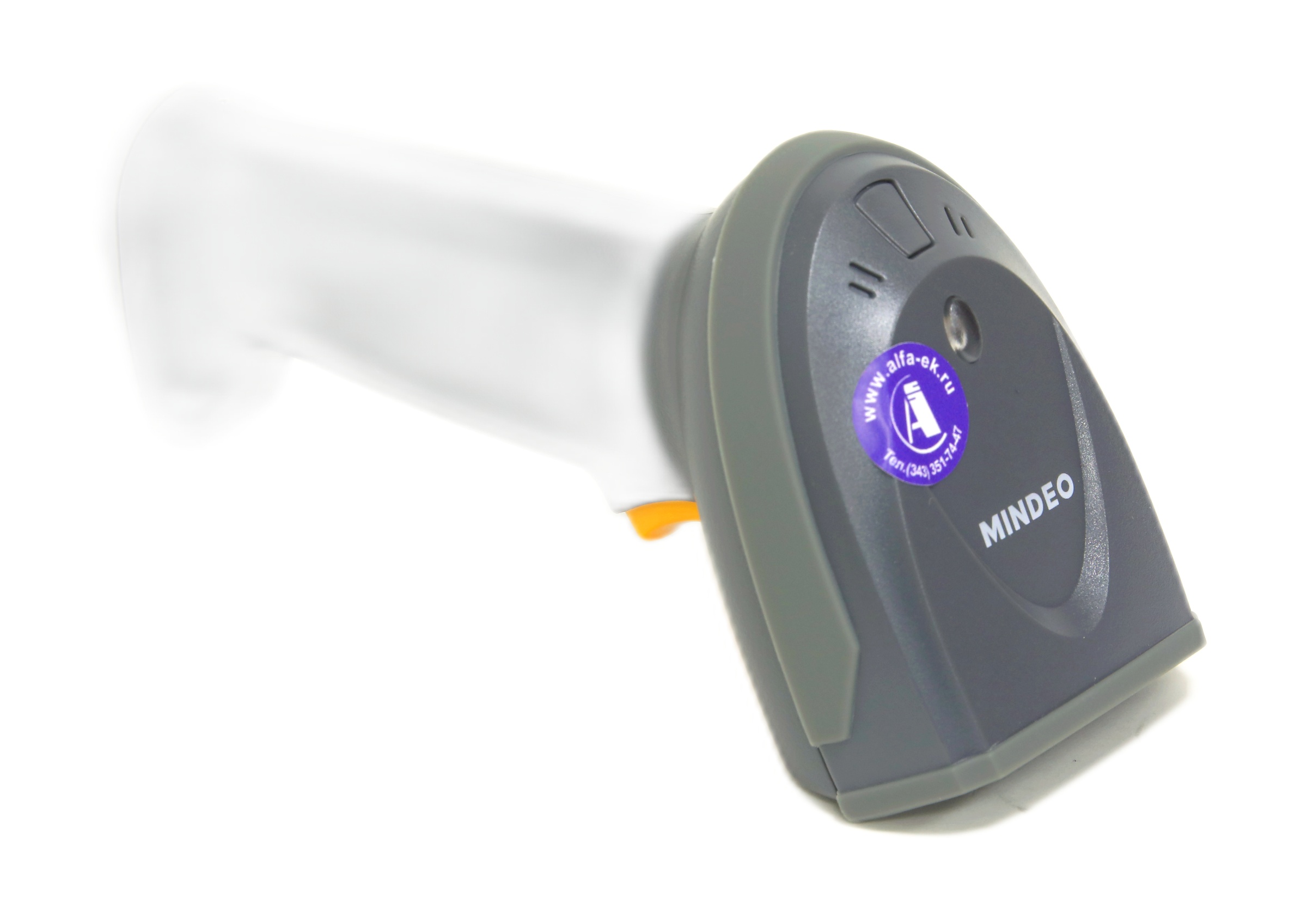 Доп. изображение №3  Сканер штрих кодов MINDEO M2 2D, USB, серый, подставка