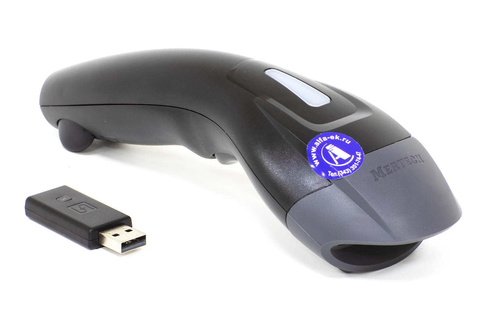 Сканер штрих кодов Mertech CL-610-P2D, 2D, USB, черный, беспроводной