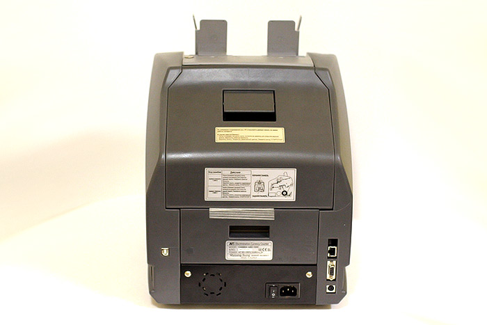Счетчик-сортировщик банкнот Cassida MSD-1000F - Фото - вид сзади, порты подключения